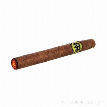 1,000-puff Disposable Electronic Smokeless Cigars, Soft Suction Nozzle and Dark Brown Appearance